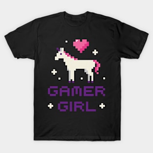 Gamer Girl Unicorn T-Shirt